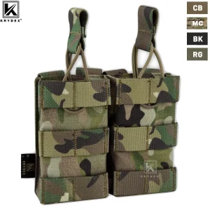 Tactical Double Open Top Modular Magazine Pouch For 5.56 .223