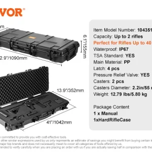 VEVOR Rifle Hard Case